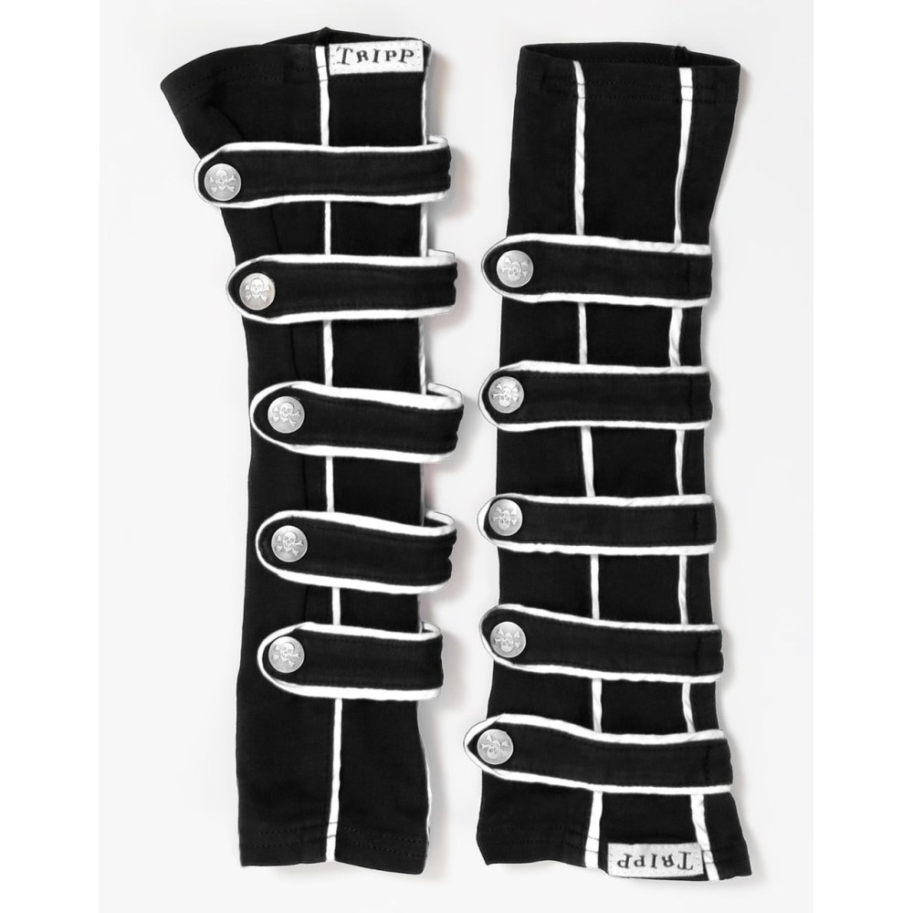 Tripp NYC - Band Handschuhe - Schwarz/Weiß